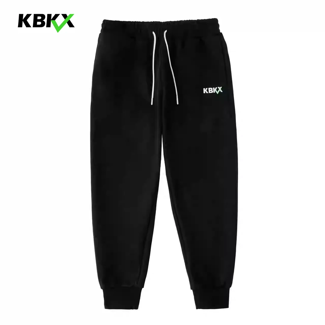KBKX运动卫裤 550克重磅加厚大码宽松束脚扎袜训练美式篮球休闲裤