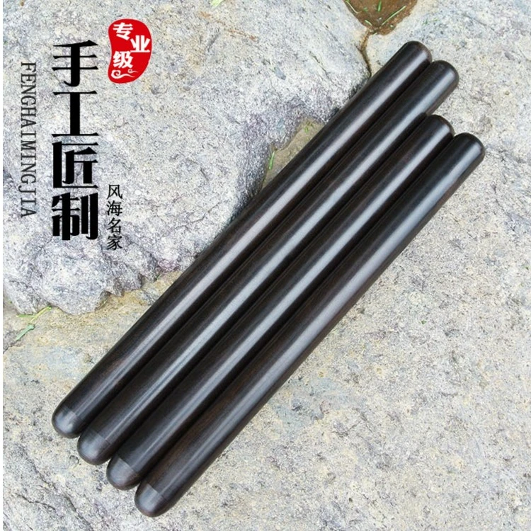 风海名家大鼓棒鼓槌乌木战鼓锤专业堂鼓棒可定制木质醒狮鼓棍实木