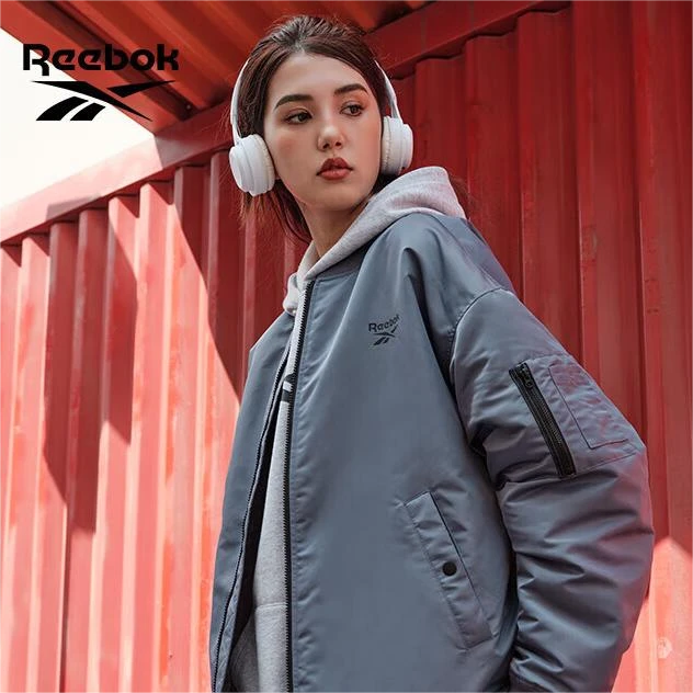 Reebok/锐步2023秋季新品男女款JKT/PAD美式梭织夹棉棒球夹克
