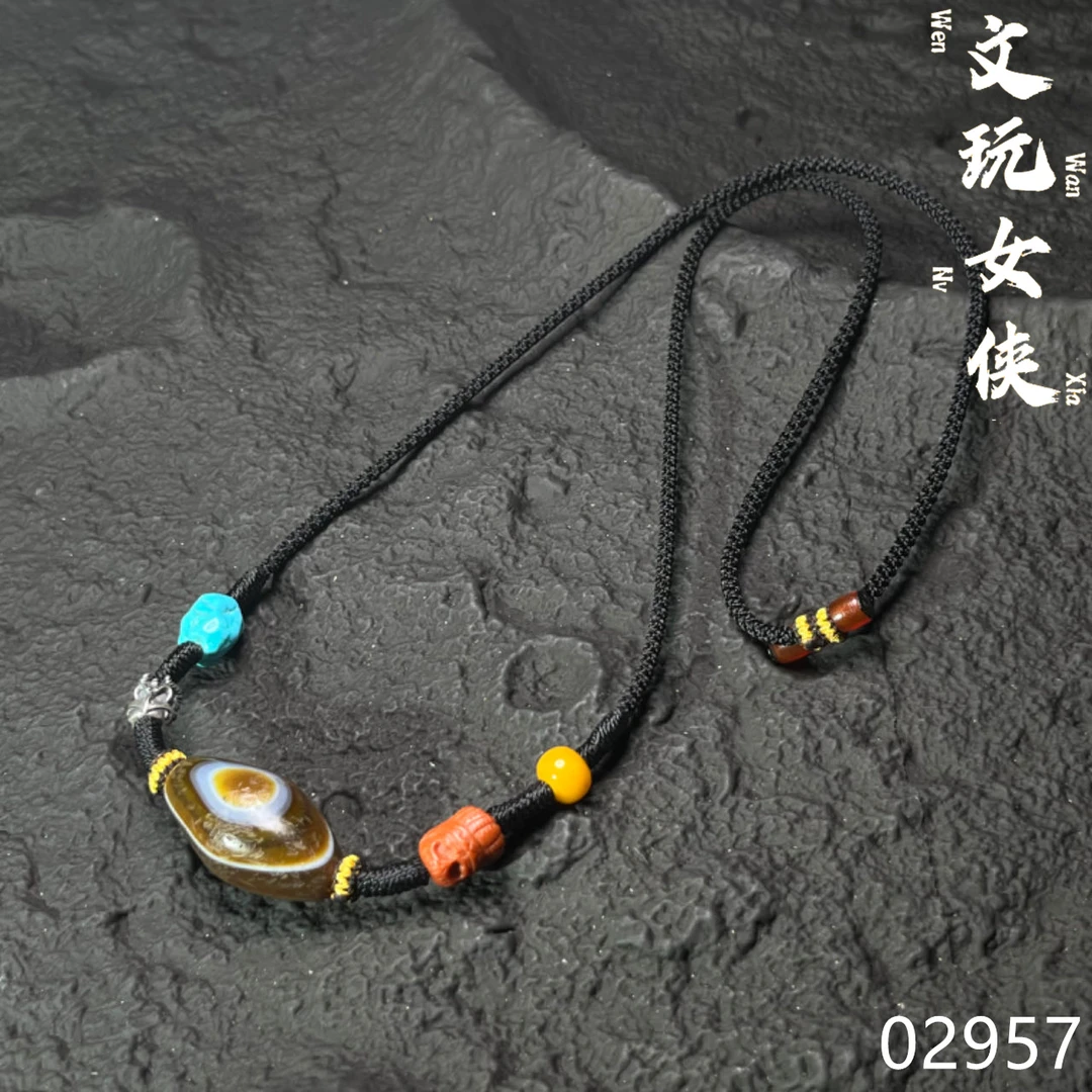 《文玩女侠慧慧》精品玛瑙吊坠【男女同款】02957PD07H3-6