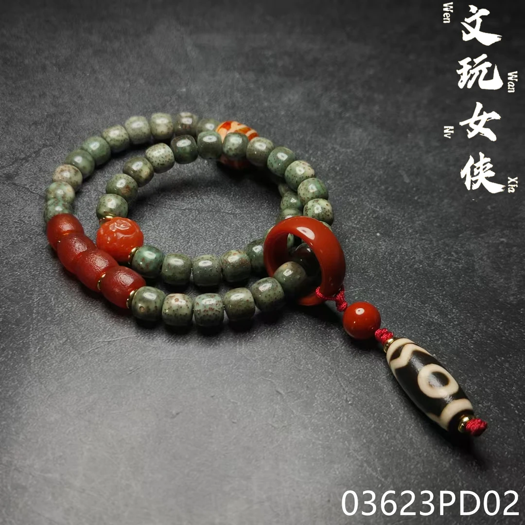 《文玩女侠慧慧》精品星月菩提手串手持8+【文玩探宝】03623PD02H2-6