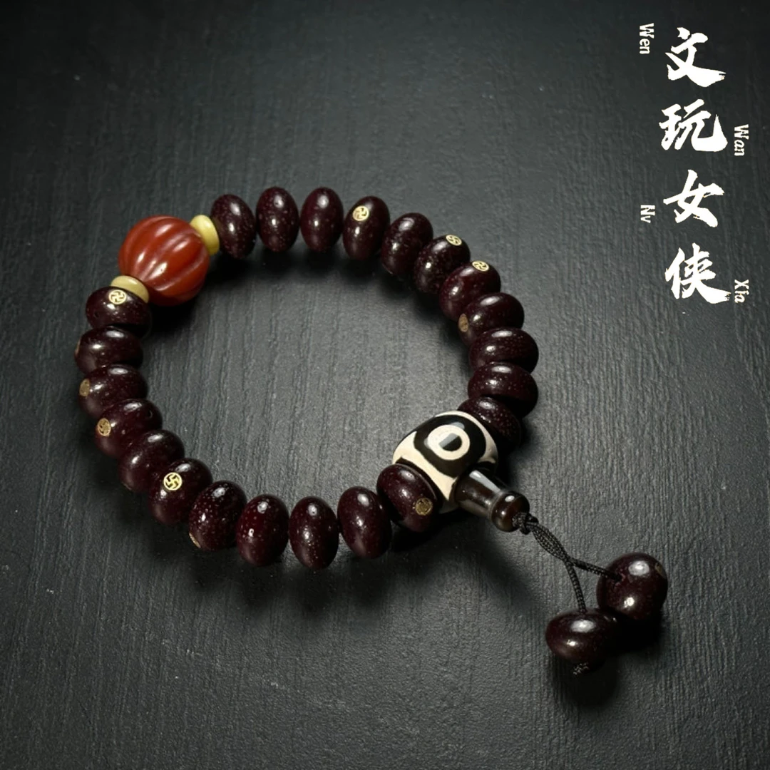 《文玩女侠慧慧》精品星月菩提手串手持13【男女通戴】【数量少】
