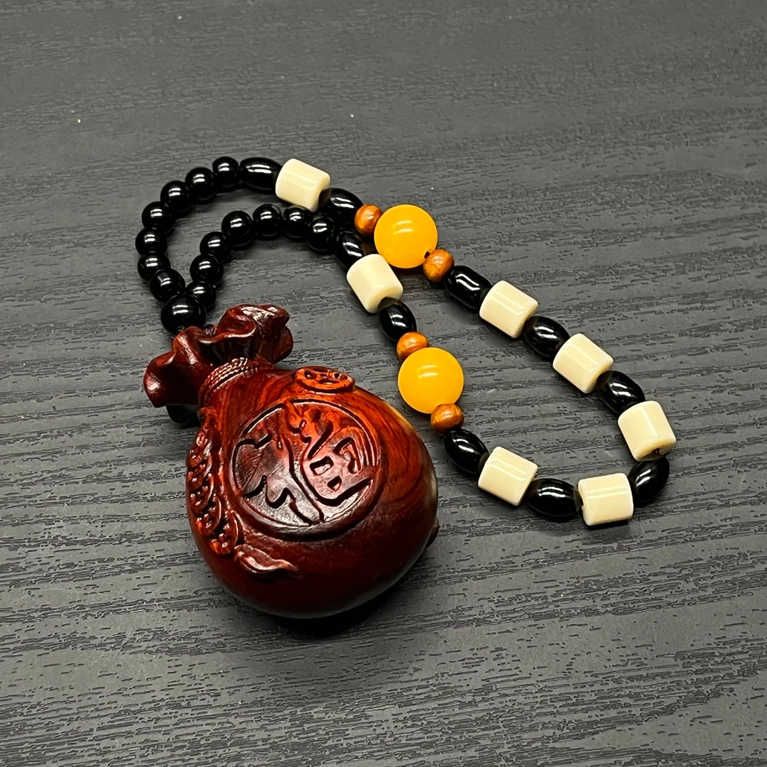 《文玩侠女慧慧》精品紫檀把件【福袋】