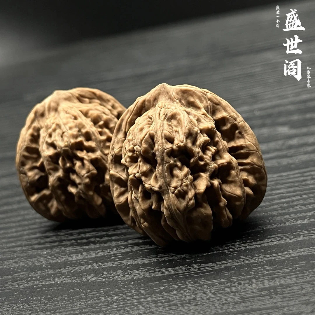 《文玩女侠慧慧》精品文玩核桃把件【一对】