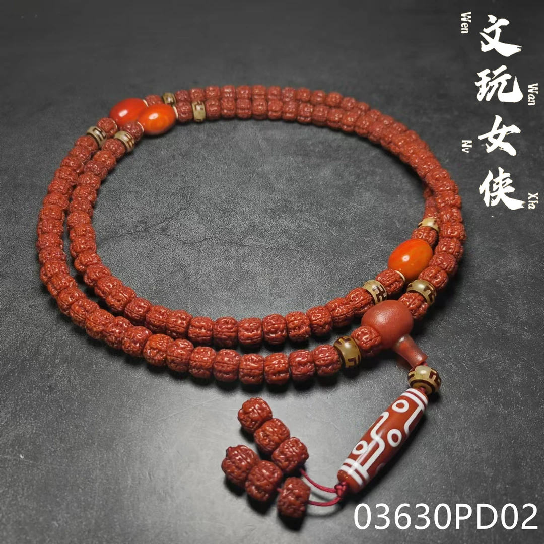《文玩女侠慧慧》精品五瓣金刚菩提脖挂13【文玩探宝】03630PD02H2-6