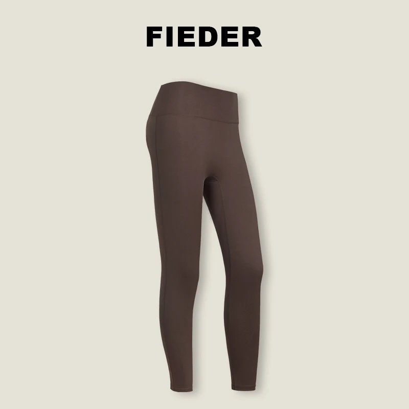 Fieder/翡勒新款瑜伽裤热点长裤无尴尬线瑜珈裤高腰运动健身裤