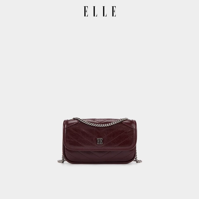 ELLE2025年新款【NIKI】时尚包包手提包韩版女士斜跨包24692休闲