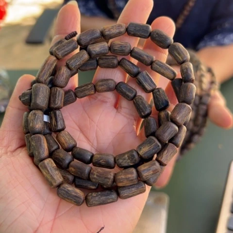 沉香手串白棋沉水27克卡0.7发1条