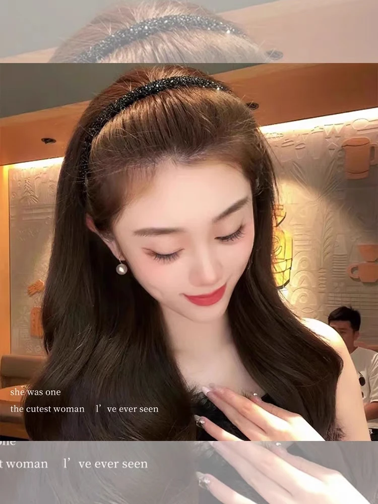 H205新款发箍带齿防滑洗脸头箍外戴百搭成人压碎发发卡头饰女发饰