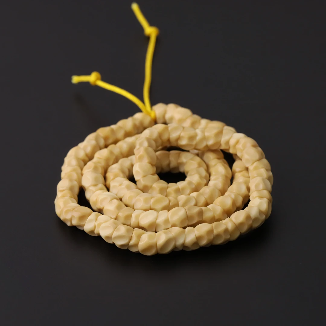 S7778【龙无相】龙脊菩提精工斜切无相大肠懒人文玩（送工具）