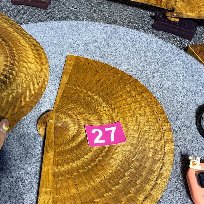 【闪购商品】金丝楠゛*金丝楠木材料扇子