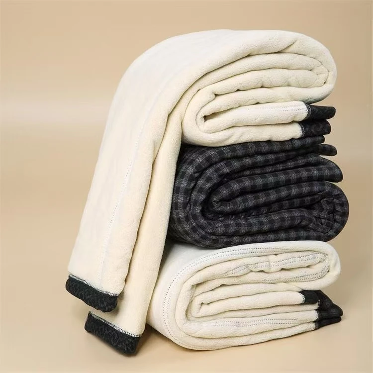 冬季妈妈装加厚加棉一条过冬花色高腰护腰一体绒休闲棉裤012