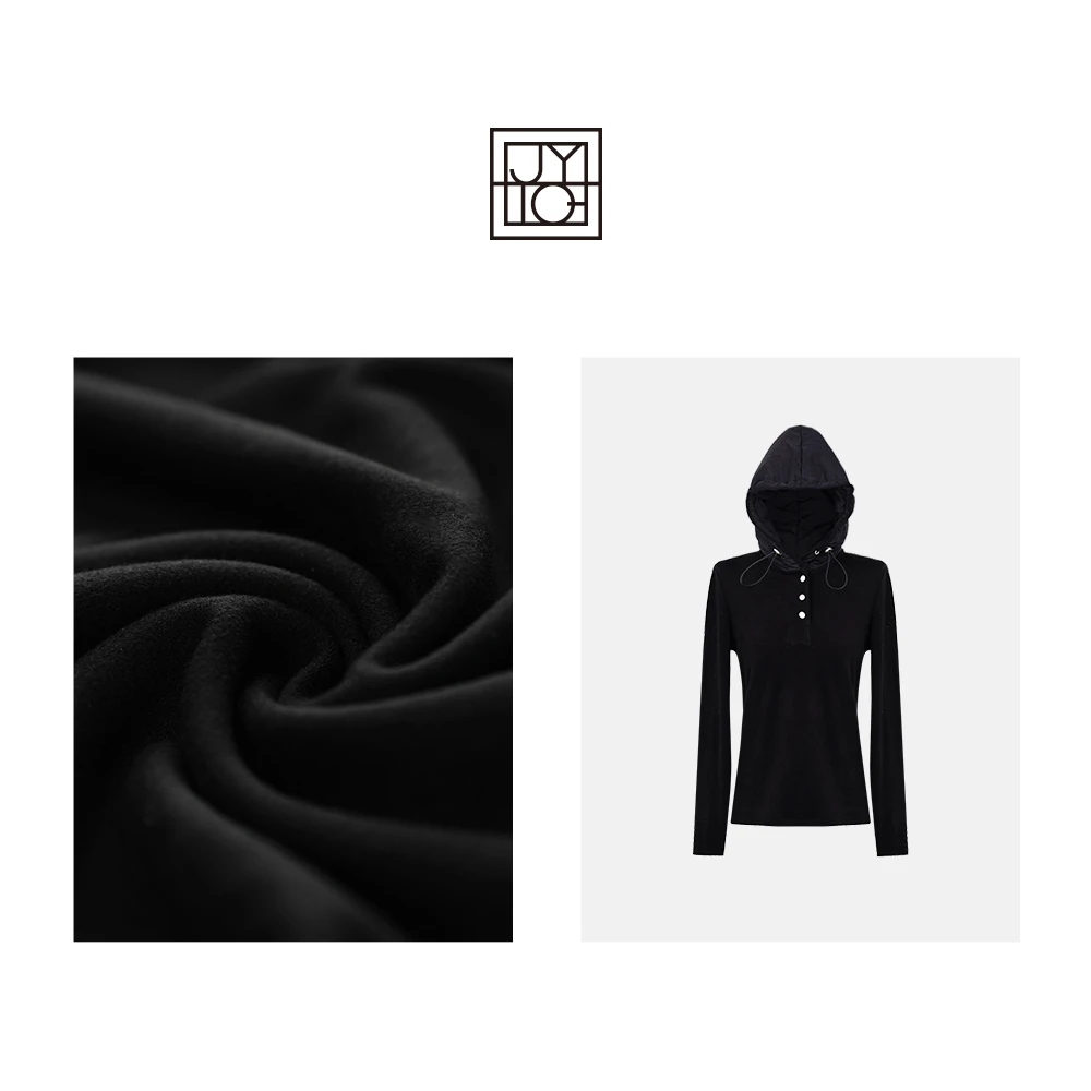 JiaoyeKequer【日与夜】春秋百搭时尚长袖连帽卫衣DW-310WY-LLL0157