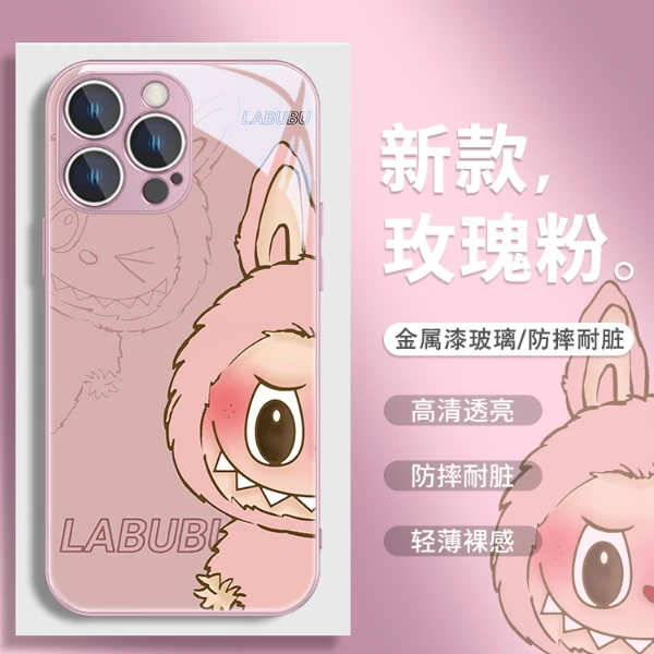 适用苹果15/华为mate60/小米/oppo/vivo泡泡玛特labubu可爱手机壳