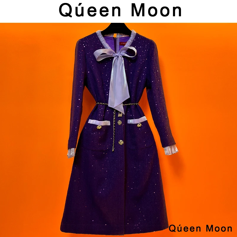 编码A04【QúeenMoon】经典轻奢百搭小香风连衣裙外套女 (定制女装)