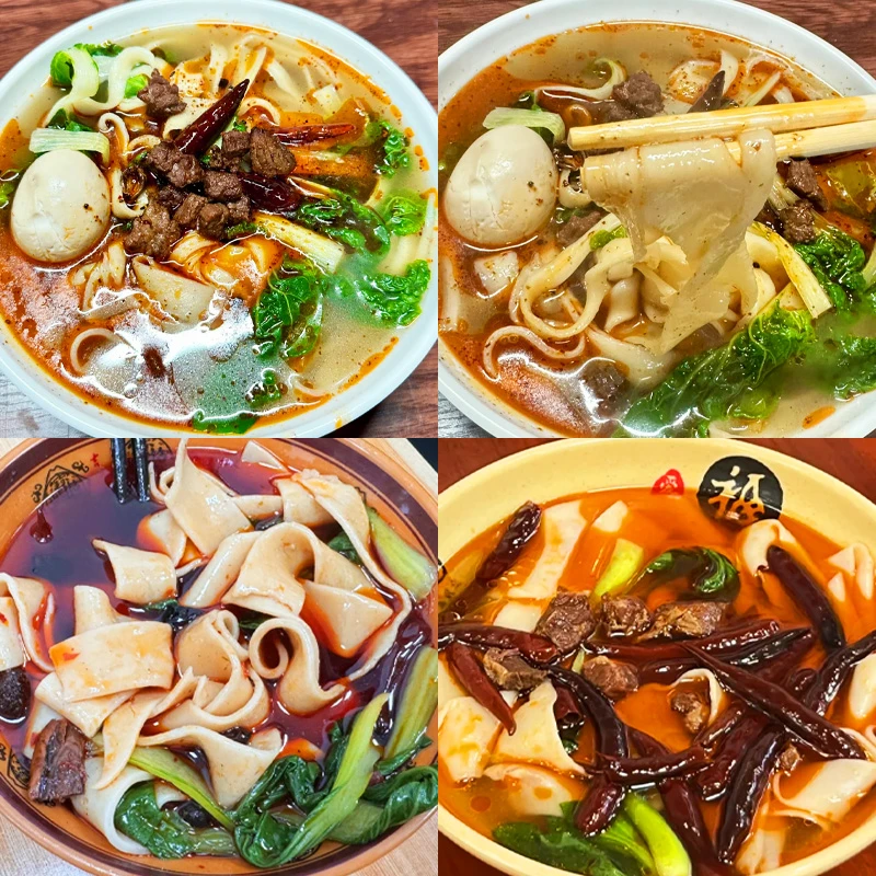 【买一箱送一箱】正宗太和板面安徽牛肉卤宽面香桶装整箱整箱泡面