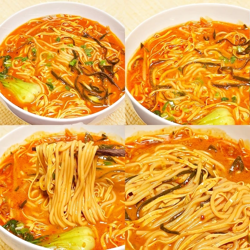 【买一箱发一箱】正宗麻酱米线南阳米线免煮宿舍粉丝方便面工厂直供