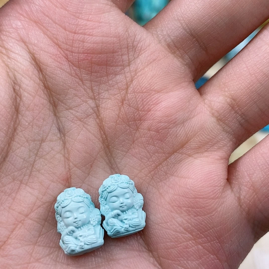 绿松石珠宝奇石未镶嵌