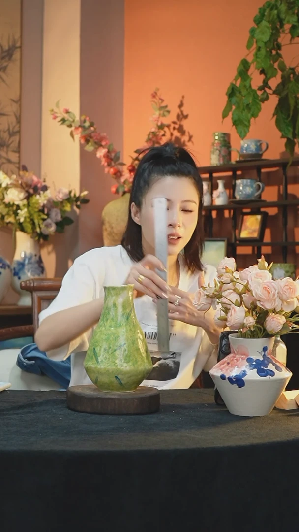 【闪购商品】景德镇手工手绘陶瓷花器