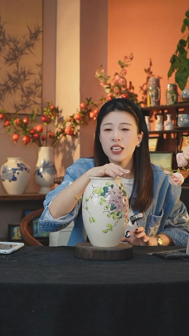 【闪购商品】景德镇手工手绘陶瓷花器