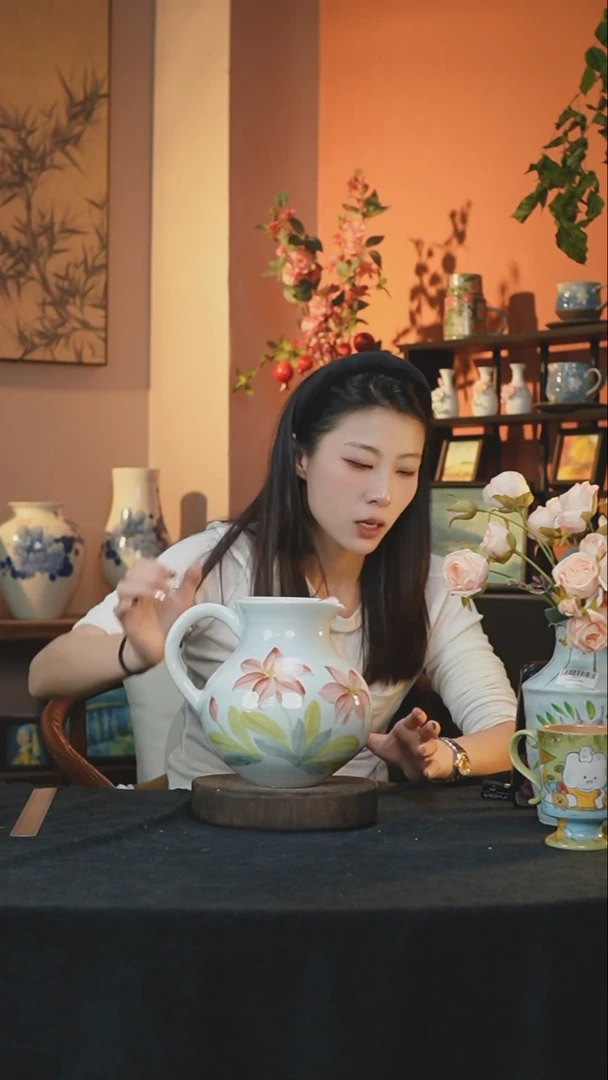 【闪购商品】景德镇手工手绘陶瓷花器