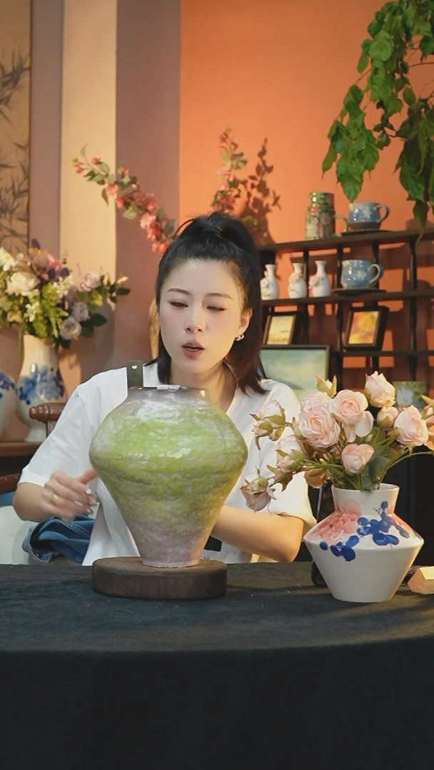 【闪购商品】景德镇手工手绘陶瓷花器