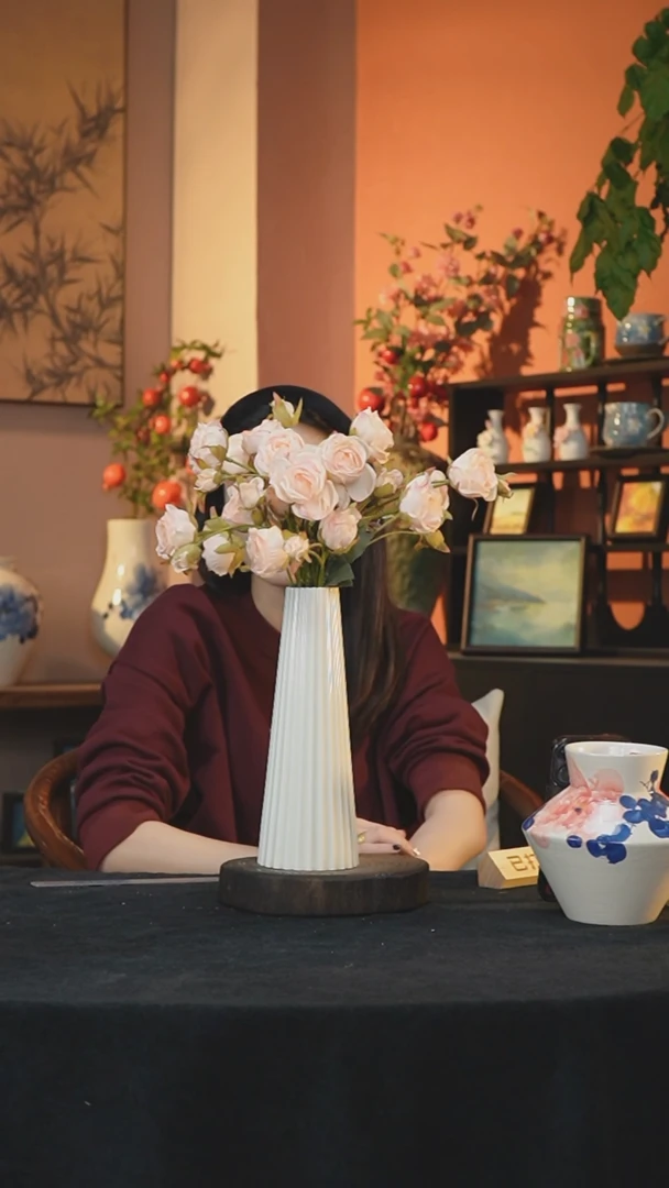 【闪购商品】景德镇手工手绘陶瓷花器