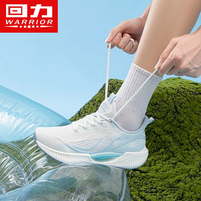 Warrior/回力男鞋2025秋冬薄款网面透气户外休闲鞋情侣软底运动鞋