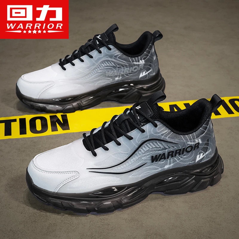 Warrior/回力男鞋运动鞋2024夏季新款网面减震休闲鞋爆款跑步鞋子