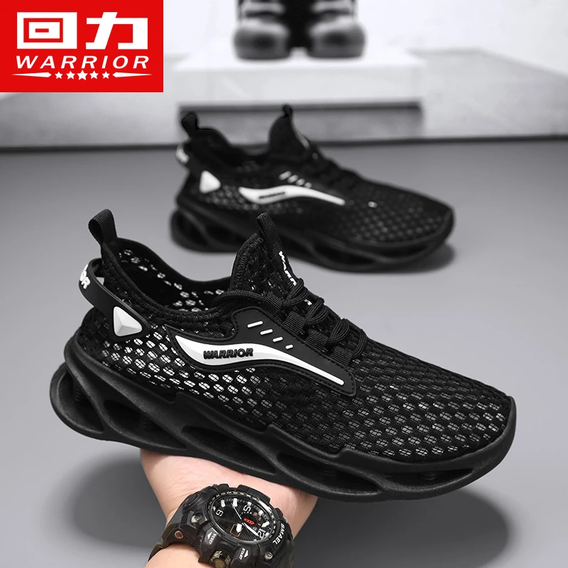 回力男鞋网面鞋2026夏季新款薄款跑步男款百搭潮流休闲男士跑步鞋