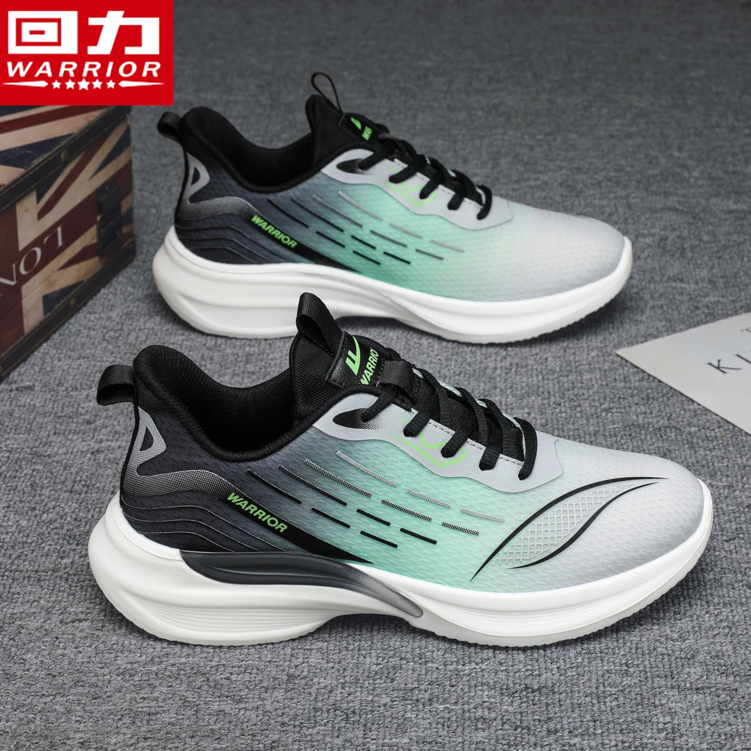 Warrior/回力透气男鞋2025秋冬新款百搭软底鞋网面男士休闲运动鞋
