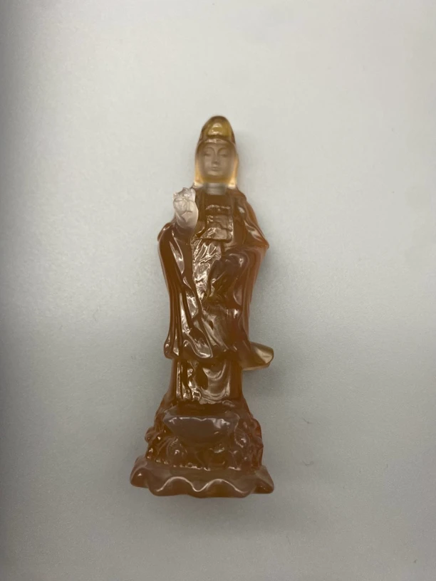 玛瑙立体观音小摆件