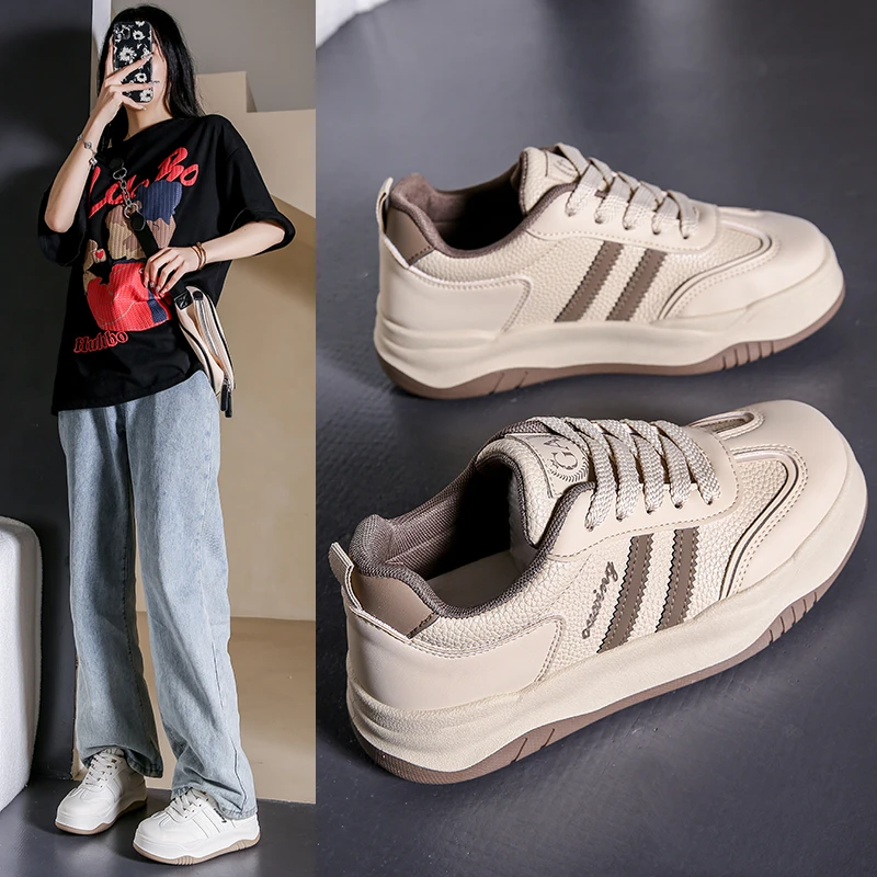 2024春季新款休闲时尚百搭厚底舒适韩版潮流ins女鞋