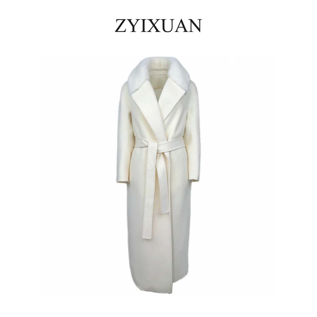 【ZYIXUAN - 清晨薄雾】冬季新款时尚双面呢大衣 ZYX83181