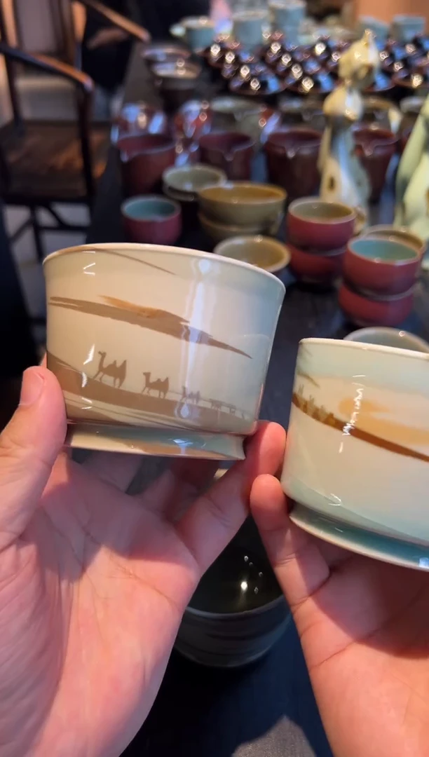 【闪购商品】/徐诗微柴烧沙舟远影容天杯