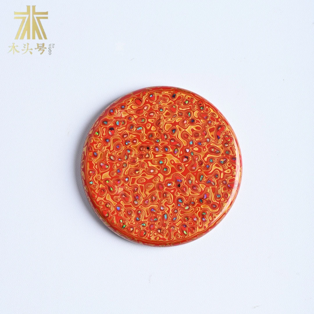 大漆多层 茶杯垫