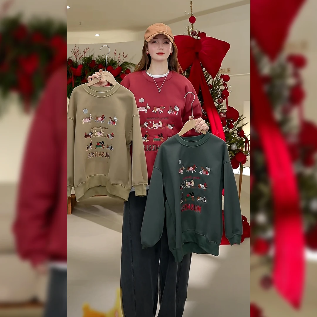 阿又冬季童装男童儿童中大童亲子加绒百搭卫衣99263D