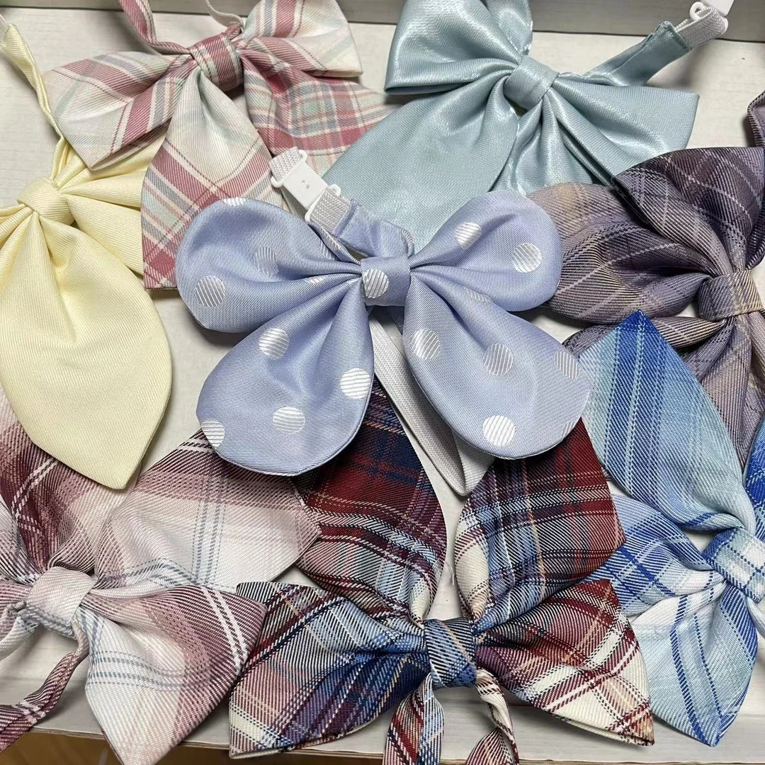 【JK小物】福袋格子小物领结提花领结纯色领结百搭学院风校供日系