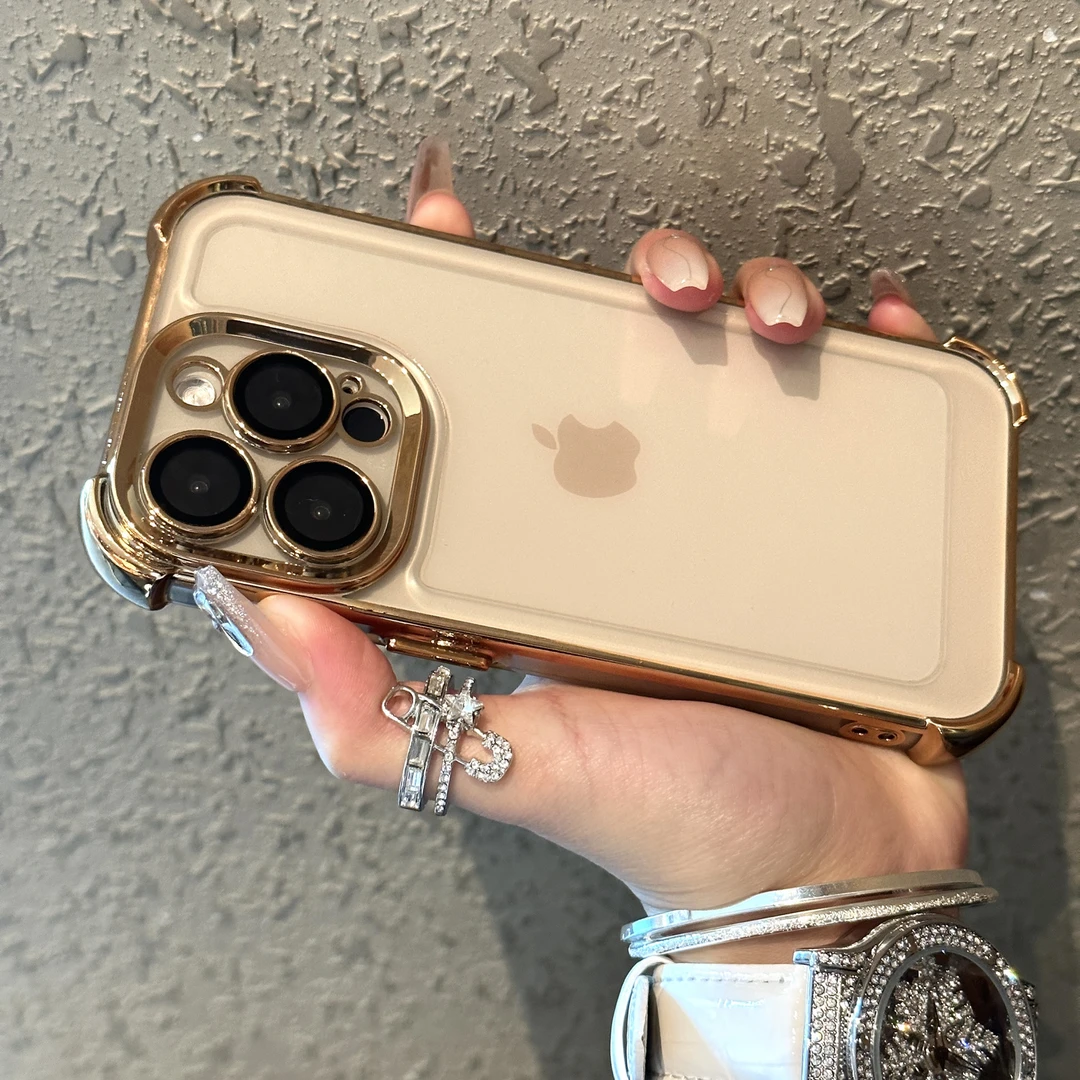 四角气囊苹果14promax手机壳全包iPhone14套13透明12高级11防摔XS