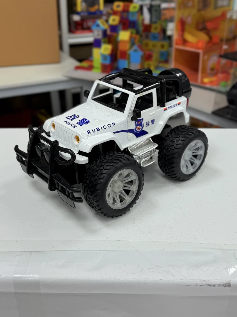 新款现货惯性越野警车玩具车23厘米男孩玩具玩具生日礼物