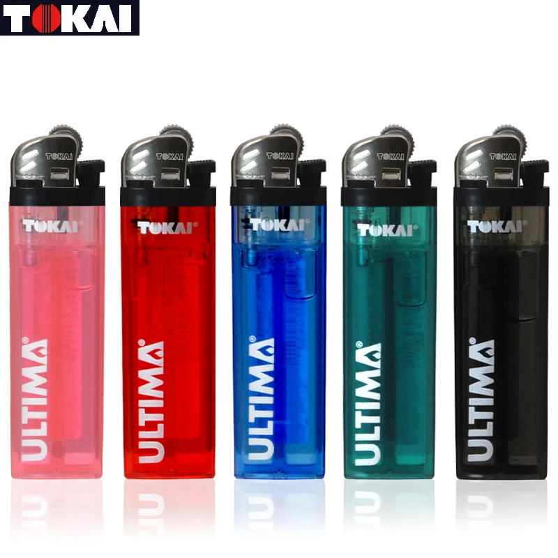 TOKAI正品日本东海一次性气体打火机明火多色透明砂轮机礼品定制