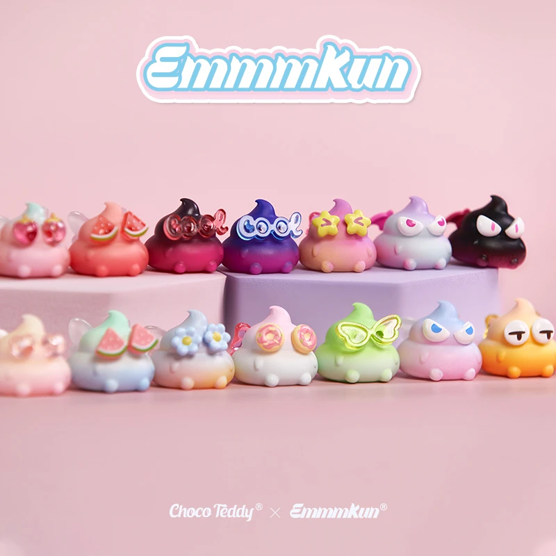 【代拆】迷你Emmmkun眼碌碌系列萌粒潮玩盲盒手办