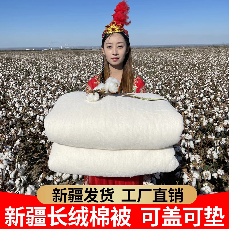 4斤6斤8斤10斤新疆棉花被芯冬被加厚保暖棉絮床垫长绒棉被秋冬被