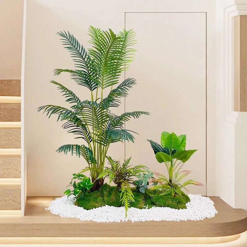 【2.5米宽】仿真绿植造景仿生植物酒店大堂装修组合景观装饰假树