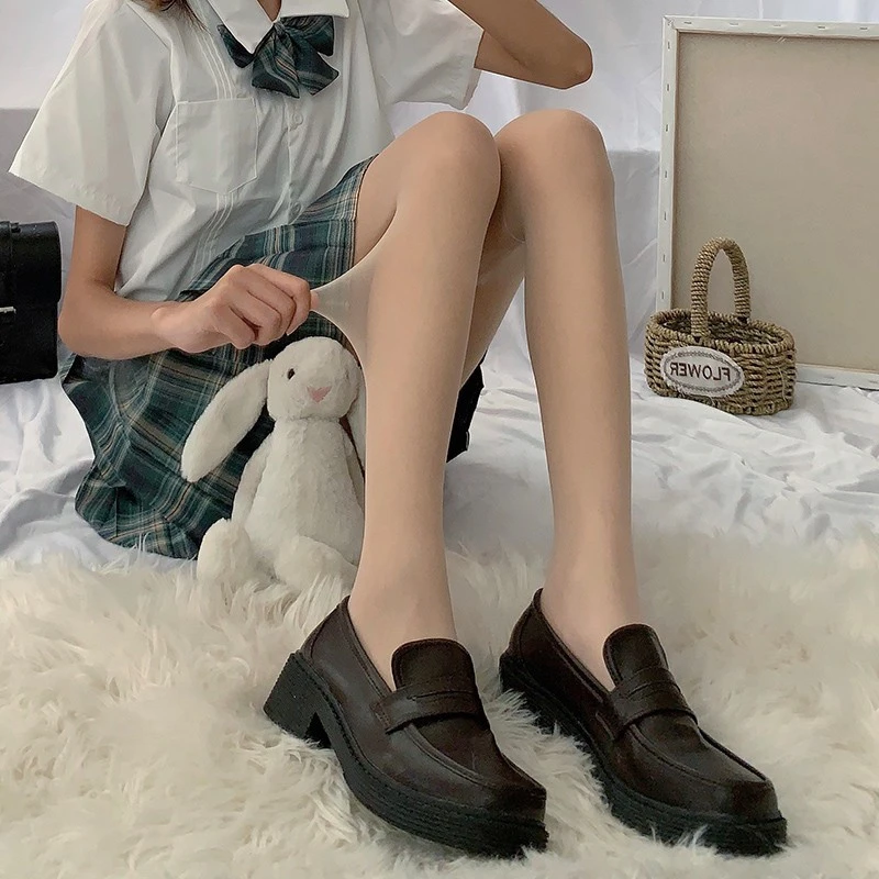 夜间教习室丝袜女夏防勾丝春秋磨皮光腿神器jk美肤肉色超薄自然