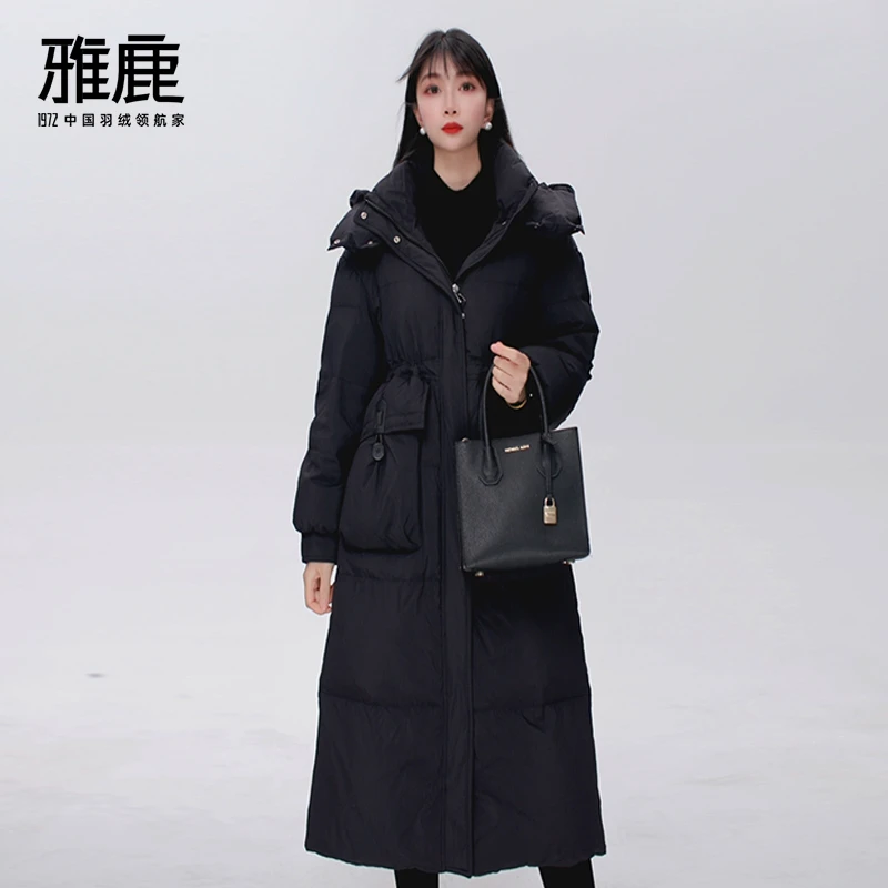 2024冬季新款女士休闲百搭加厚中长款羽绒服Y8101Z08790