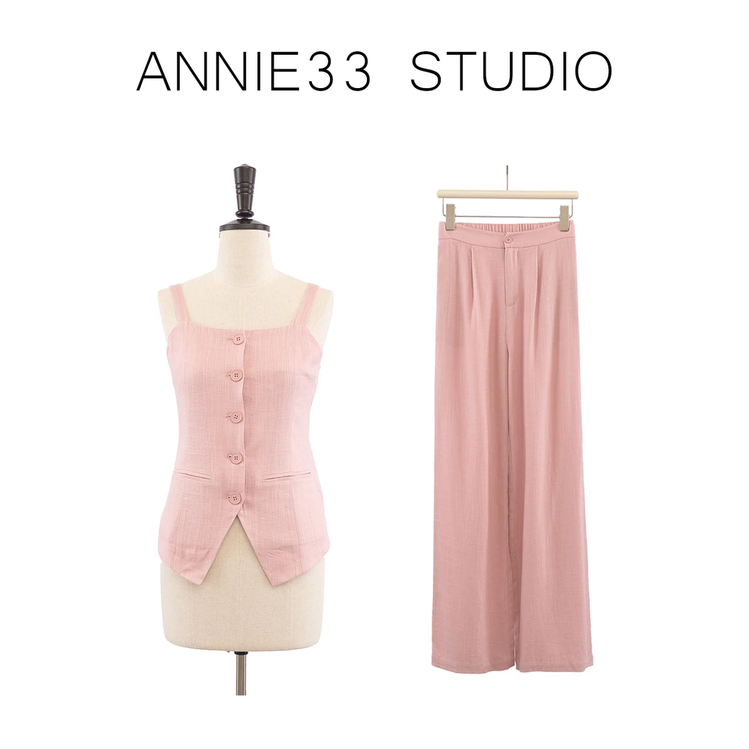 ^3宝^【薄雾玫瑰 套装】气质轻奢显瘦时尚套装S30341