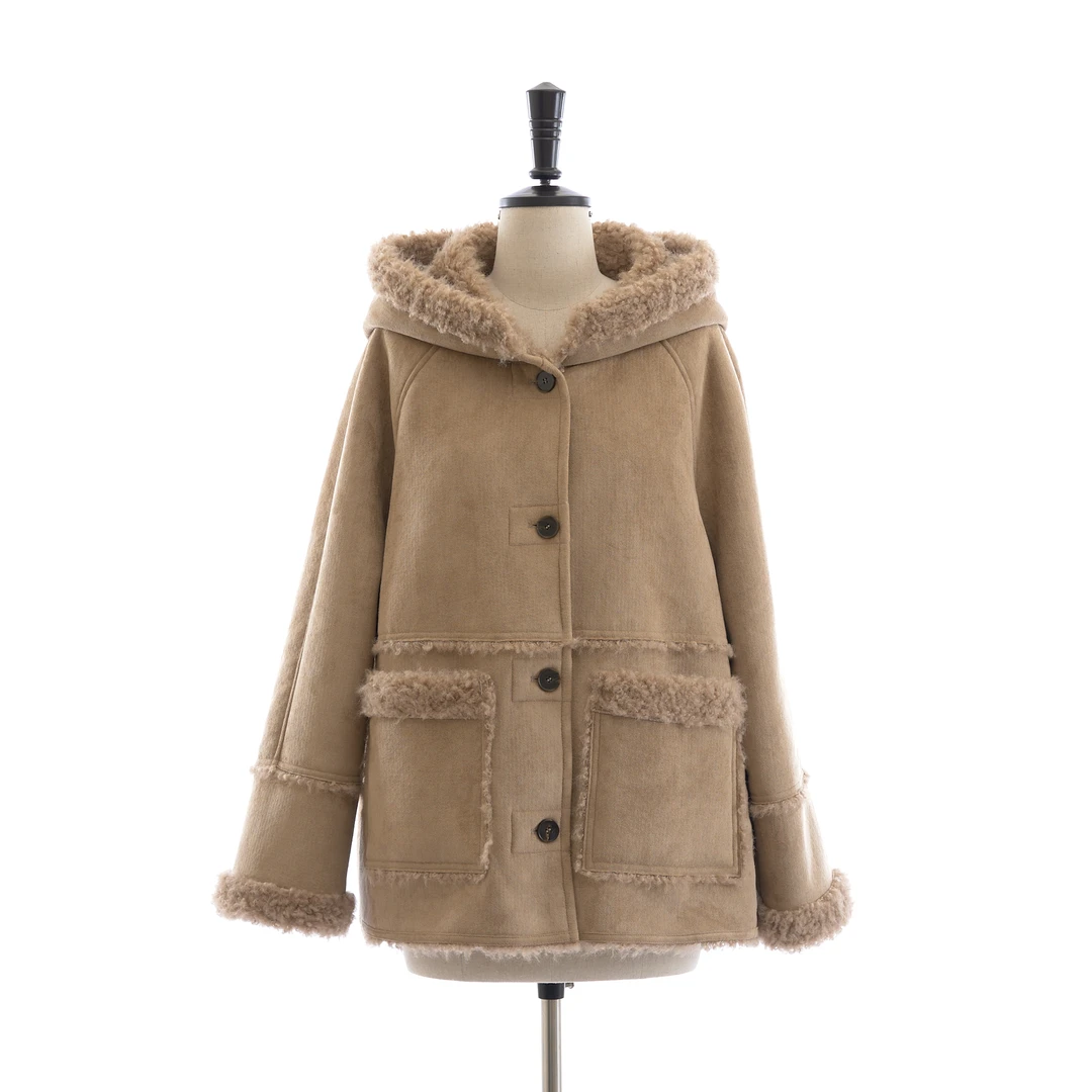 ^3宝^【丹麦暖冬 外套】休闲时尚百搭女士连帽外套S30615U2