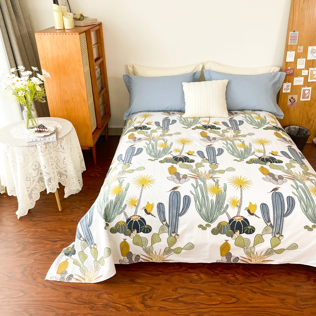 双人被套加大尺寸220*240绿洲富贵花开床上用品