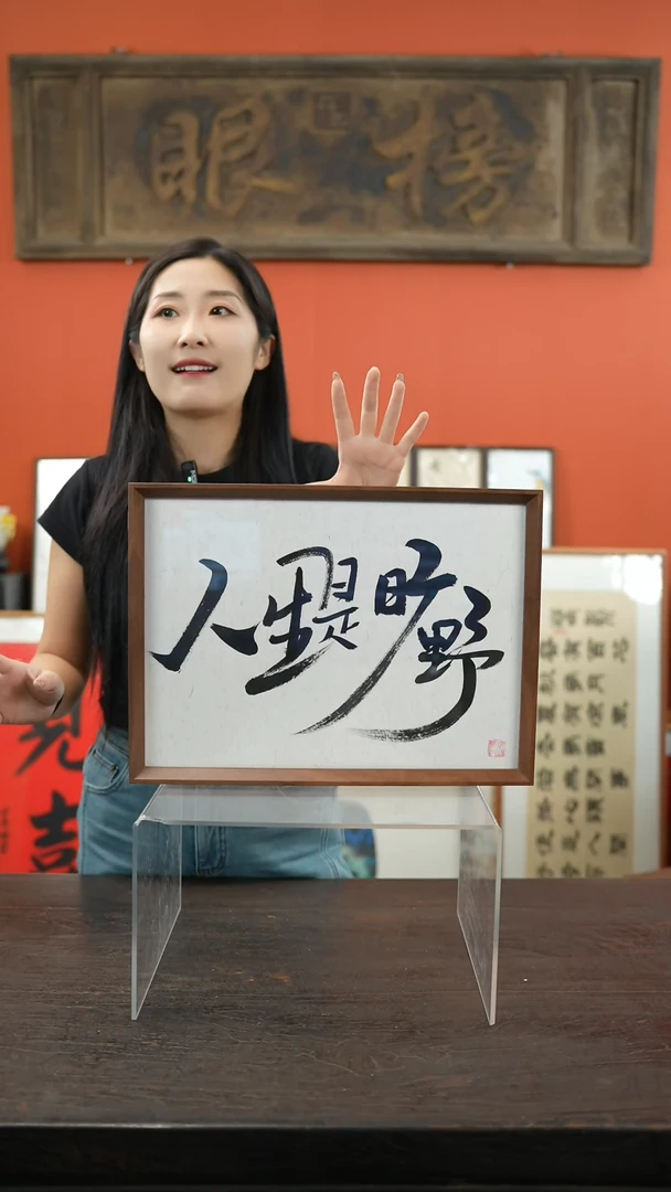 【闪购商品】书法手绘尺寸A3-人生是旷野